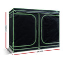 Greenfingers Grow Tent 240x120x200CM 1680D Hydroponics Kit Indoor Plant Room System - RnR Galore