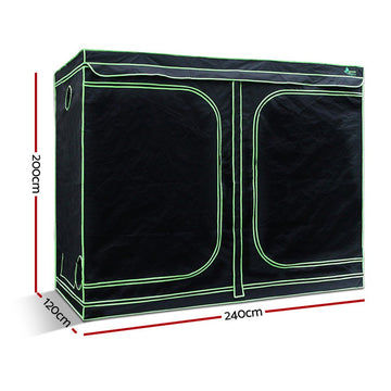 Greenfingers Grow Tent 240x120x200CM 1680D Hydroponics Kit Indoor Plant Room System - RnR Galore