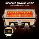 Grillz BBQ Grill Tabletop Charcoal Smoker - RnR Galore