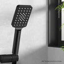 Handheld Shower Head 3.1'' High Pressure 3 Spray Modes Square Black - RnR Galore