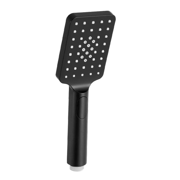 Handheld Shower Head 3.1'' High Pressure 3 Spray Modes Square Black - RnR Galore