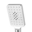 Handheld Shower Head 3.1'' High Pressure 3 Spray Modes Square Chrome - RnR Galore