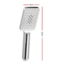 Handheld Shower Head 3.1'' High Pressure 3 Spray Modes Square Chrome - RnR Galore