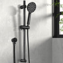 Handheld Shower Head Wall Holder 4.7'' High Pressure Adjustable 3 Modes Black - RnR Galore