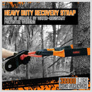 Heavy Duty 9.1M Recovery Tow Straps Snatch Kit - 32,000 LBS Break Strength with D - Ring Shackles for Off - Roading Recovery and Hauling - RnR Galore