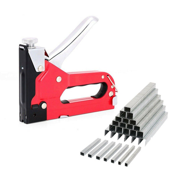 Heavy Duty Staple Gun Set 2in1 Stapler 1500Pc Staples Tacker Hand Fastener Tool - RnR Galore