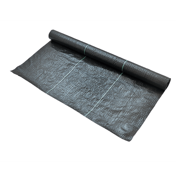 Heavy Duty Weed Control PP Woven Fabric Weed Mat Gardening Plant 0.92m x 20m - RnR Galore
