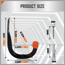 HORUSDY 6Pc Wall Mount Garage Hooks Set Heavy Duty Steel Storage Rack Hanger - RnR Galore