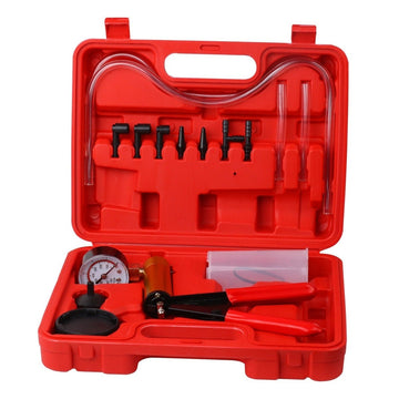 HORUSDY Hand Held Vacuum Pump Brake Bleeder Pressure Tester Vacuum Gauge Kit - RnR Galore