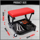 HORUSDY Rolling Creeper Seat Workshop Mechanic Stool Garage Repair Storage Tray - RnR Galore