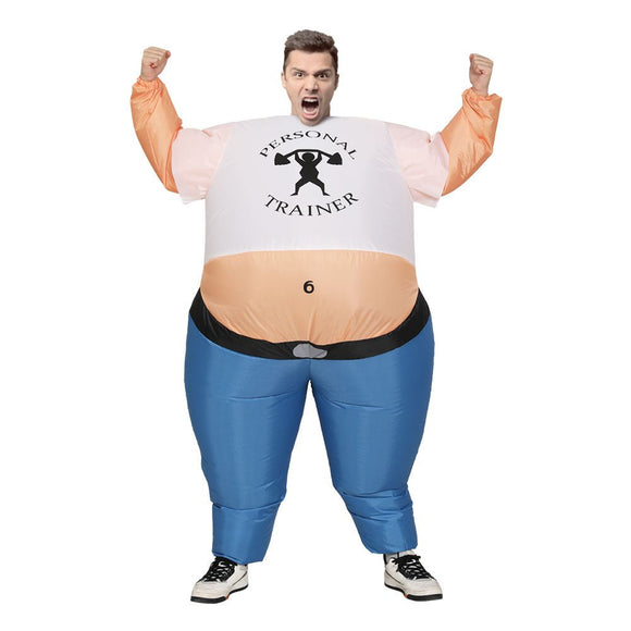 Inflatable Samson Costume Adult Suit Blow Up Party Fancy Dress Halloween Cosplay - RnR Galore