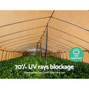 Instahut 70% Shade Cloth 1.83x20m Shadecloth Sail Heavy Duty Beige - RnR Galore