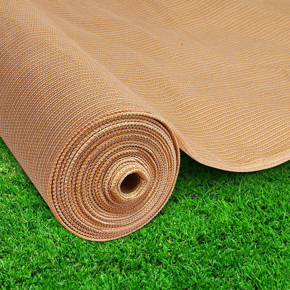 Instahut 70% Shade Cloth 1.83x20m Shadecloth Sail Heavy Duty Beige - RnR Galore