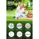 Instahut Gazebo 3x3m Wedding Party Marquee Tent Outdoor Event Camping Canopy Shade White - RnR Galore