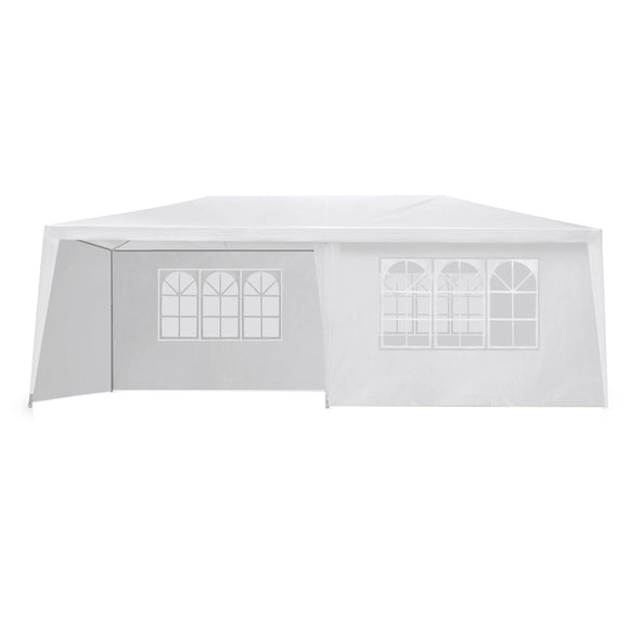 Instahut Gazebo 3x6m Marquee Wedding Party Tent Outdoor Camping Side Wall Canopy 6 Panel White - RnR Galore