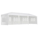 Instahut Gazebo 3x9m Marquee Wedding Party Tent Outdoor Camping Side Wall Canopy 5 Panel White - RnR Galore