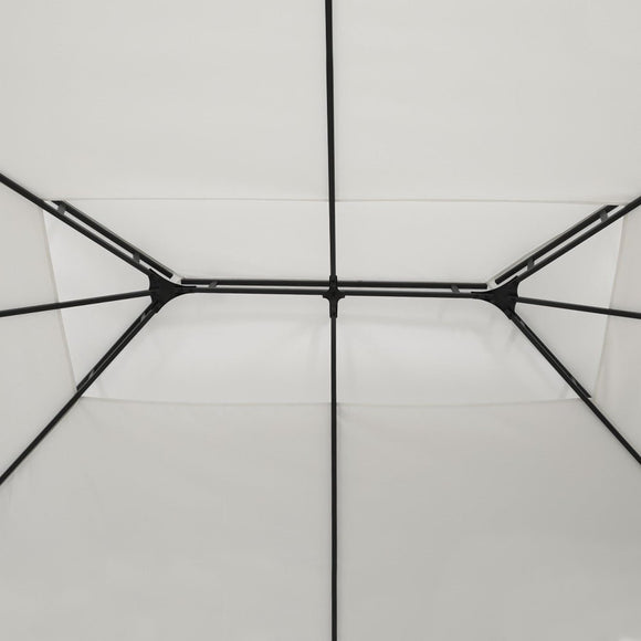 Instahut Gazebo 4x3m Marquee Outdoor Wedding Party Event Tent Home Iron Art Shade White - RnR Galore