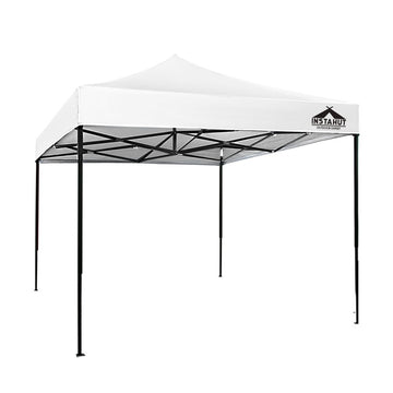 Instahut Gazebo Pop Up 3x3m w/Base Podx4 Marquee Folding Outdoor Wedding Camping Tent Shade Canopy White - RnR Galore