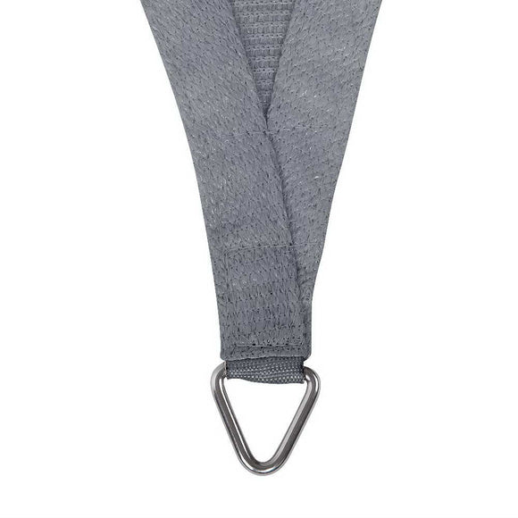 Instahut Shade Sail 6x6x6m Triangle 280GSM 98% Grey Shade Cloth - RnR Galore
