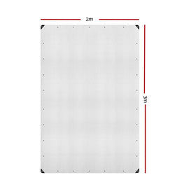 Instahut Tarp Tarpaulin 2x3m Canvas Camping Heavy Duty Sun Cover - RnR Galore
