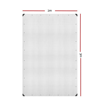 Instahut Tarp Tarpaulin 2x3m Canvas Camping Heavy Duty Sun Cover - RnR Galore
