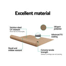 Instahut Window Fixed Pivot Arm Awning Outdoor Retractable Canopy 2.1X2.1M Beige - RnR Galore