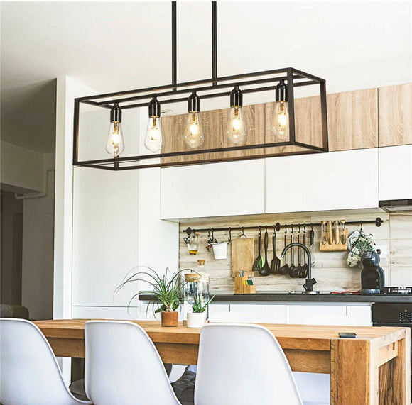 Interior Ave - Industrial 5 Light Chandelier - RnR Galore