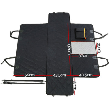 i.Pet Pet Car Seat Cover Dog Protector Hammock Back Waterproof Belt Non Slip Mat - RnR Galore