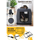 i.Pet Pet Carrier Soft Crate Dog Cat Travel 82x58CM Portable Foldable Car XL - RnR Galore