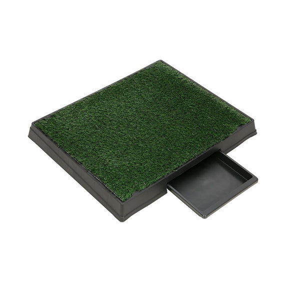 i.Pet Pet Training Pad Dog Potty Toilet Large Portable With Tray Grass 2 Mats - RnR Galore