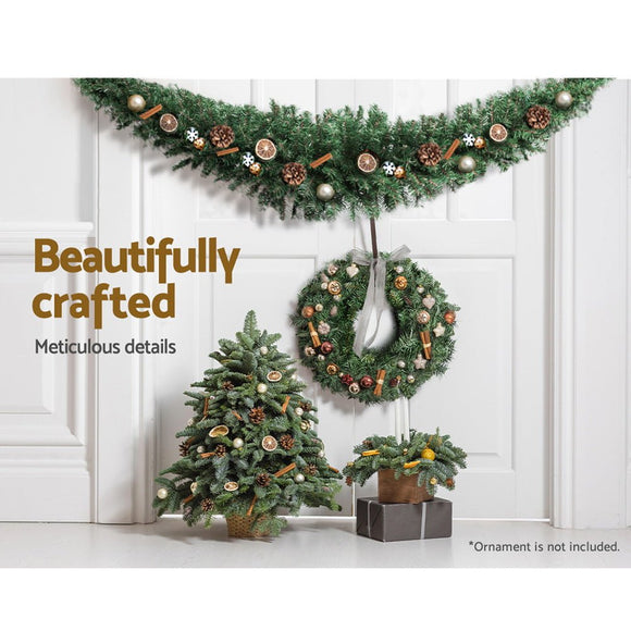 Jingle Jollys 1.8m Christmas Garland Xmas Decorations Green Wedding Party - RnR Galore