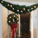 Jingle Jollys 2.1m Christmas Garland Xmas Decorations Green Wedding Party - RnR Galore