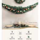 Jingle Jollys 2.1m Christmas Garland Xmas Decorations Green Wedding Party - RnR Galore