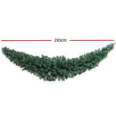 Jingle Jollys 2.1m Christmas Garland Xmas Decorations Green Wedding Party - RnR Galore