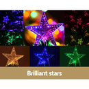 Jingle Jollys 2.4m Christmas Tree Optic Fibre LED Xmas tree Multi Colour - RnR Galore