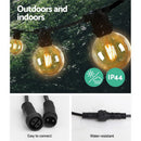Jingle Jollys 77m LED Festoon Lights Sting Lighting Kits Wedding Outdoor Party - RnR Galore