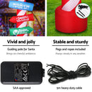 Jingle Jollys Christmas Inflatable Candy Pole 2.4M Illuminated Decorations - RnR Galore
