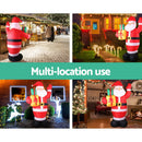 Jingle Jollys Christmas Inflatable Santa 2.4M Illuminated Decorations - RnR Galore