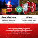 Jingle Jollys Christmas Inflatable Santa 5M Illuminated Decorations - RnR Galore