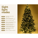 Jingle Jollys Christmas Tree 1.8m Xmas Tree Decorations 874 LED 8 Light Mode - RnR Galore