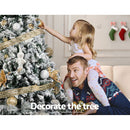 Jingle Jollys Christmas Tree 1.8M Xmas Trees Decorations Snowy 758 Tips - RnR Galore