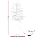 Jingle Jollys Christmas Tree 2.1M 480 LED Trees With Lights Warm White - RnR Galore