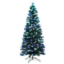 Jingle Jollys Christmas Tree 2.1M 7FT LED Xmas Multi Colour Lights Optic Fibre - RnR Galore