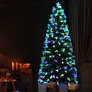 Jingle Jollys Christmas Tree 2.1M 7FT LED Xmas Multi Colour Lights Optic Fibre - RnR Galore