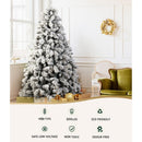 Jingle Jollys Christmas Tree 2.1M Xmas Tree with 500 LED Lights Snowy Tips - RnR Galore