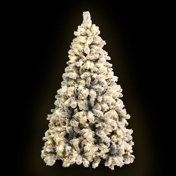 Jingle Jollys Christmas Tree 2.1M Xmas Tree with 500 LED Lights Snowy Tips - RnR Galore