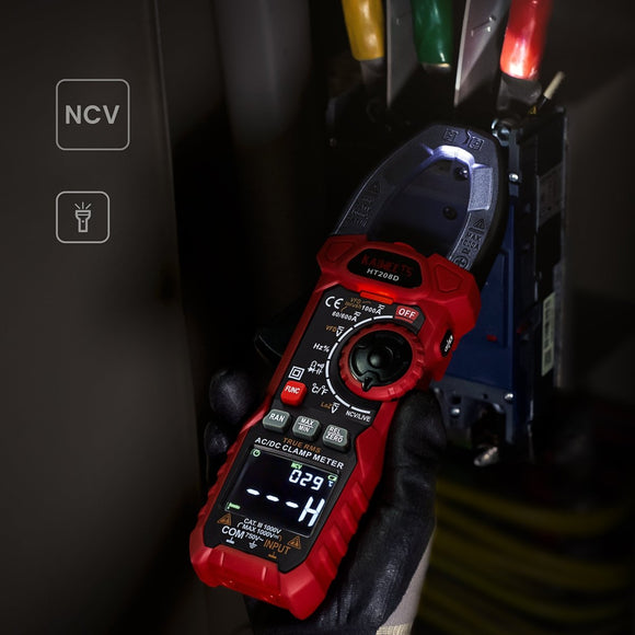 KAIWEETS HT208D Inrush Clamp Meter 1000A True RMS AC/DC Current Amp Meter - RnR Galore