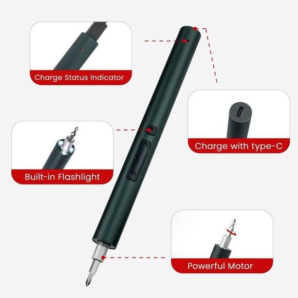 KAIWEETS Mini Electric Screwdriver, 137 in 1 Electric Precision Screwdriver - RnR Galore