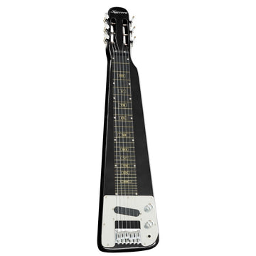 Karrera 29in 6 - String Lap Steel Hawaiian Guitar - Black - RnR Galore