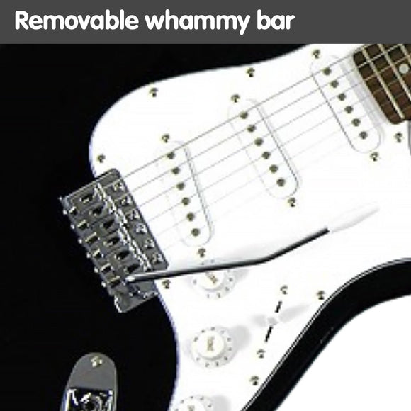 Karrera 39in Electric Guitar - Black - RnR Galore